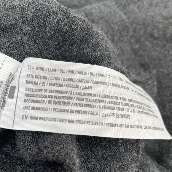 Abercrombie & Fitch Wool Blend V-Neck Sweater Sz XXL - Picture 5 of 8